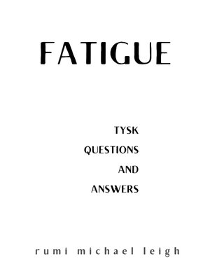 cover image of La fatigue